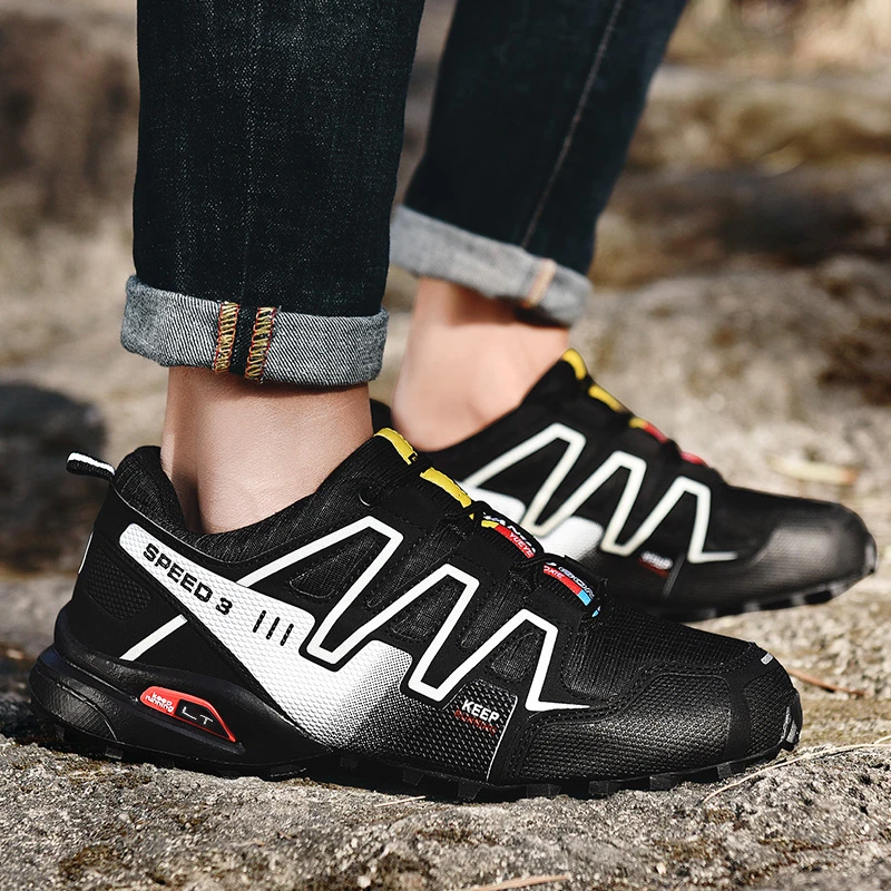 

New Designers Popular Sneakers Hiking Shoes Men Outdoor Trekking Shoes Man Tourism Camping Sports Hunting Shoes Trendy