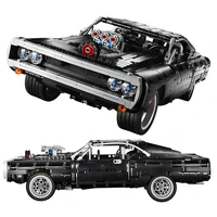high tech sport car dodge charger racing model bricks compatible with moc 42111 building blocks educational toys for boys gifts