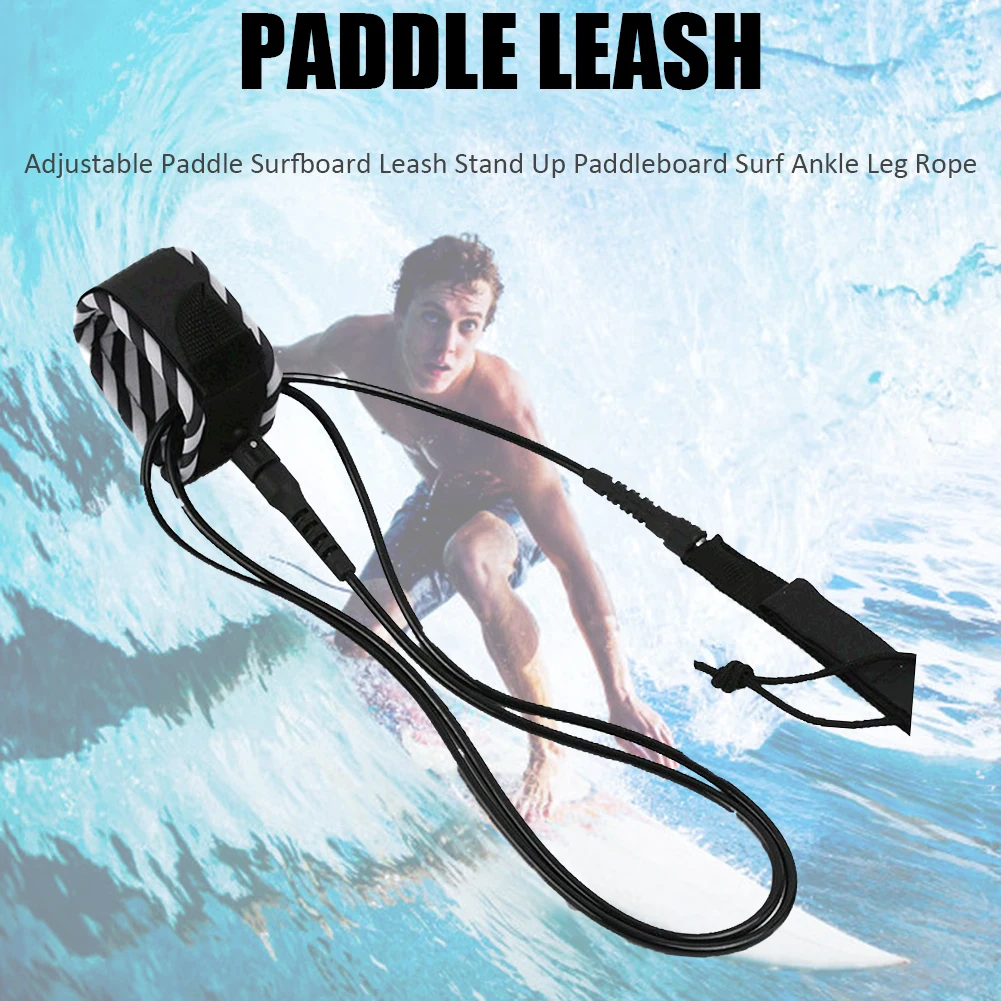 Регулируемый поводок для серфинга Поводок доски эластичный с лодыжкой|Серфинг| |