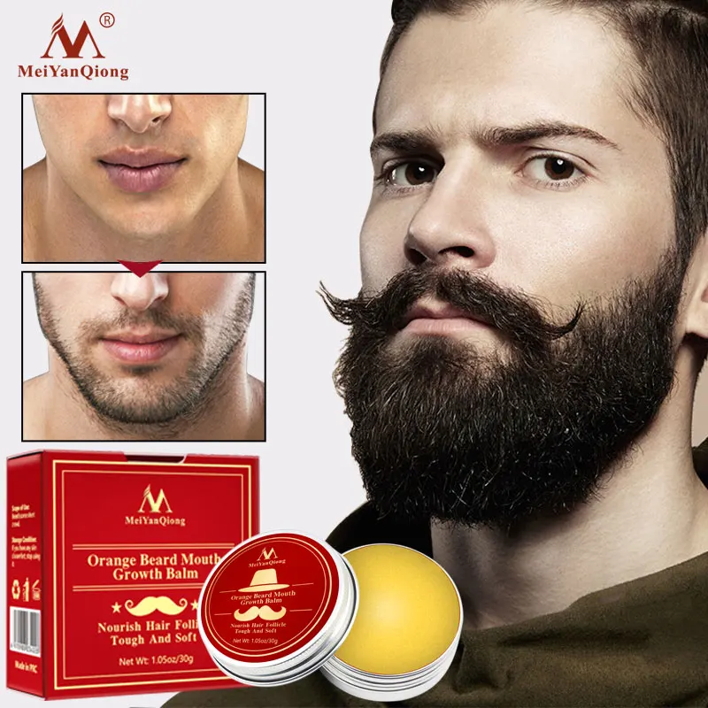 

Beard Balm Natural Organic Treatment for Beard Growth Grooming Care Aid 30g in Styling Aftershave For Men growth cream Care Aid