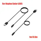 Магнитное зарядное устройство для XiaoMi Haylou Solar LS05, USB-кабель, 0,6 м, 1 м