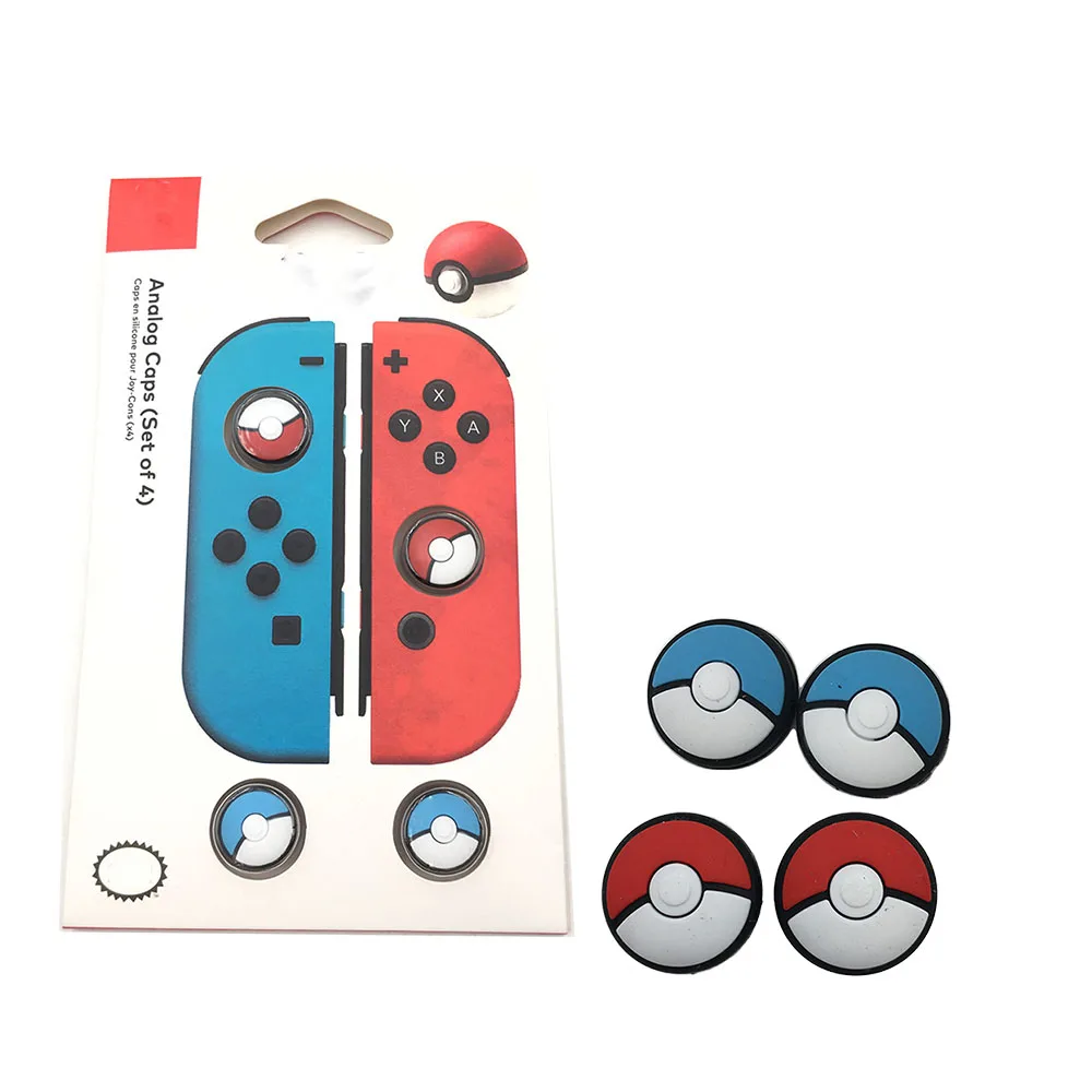 1 Набор = 4 шт. аналоговых колпачка для джойстика Nintendo Switch Joy Con|Запасные части| |