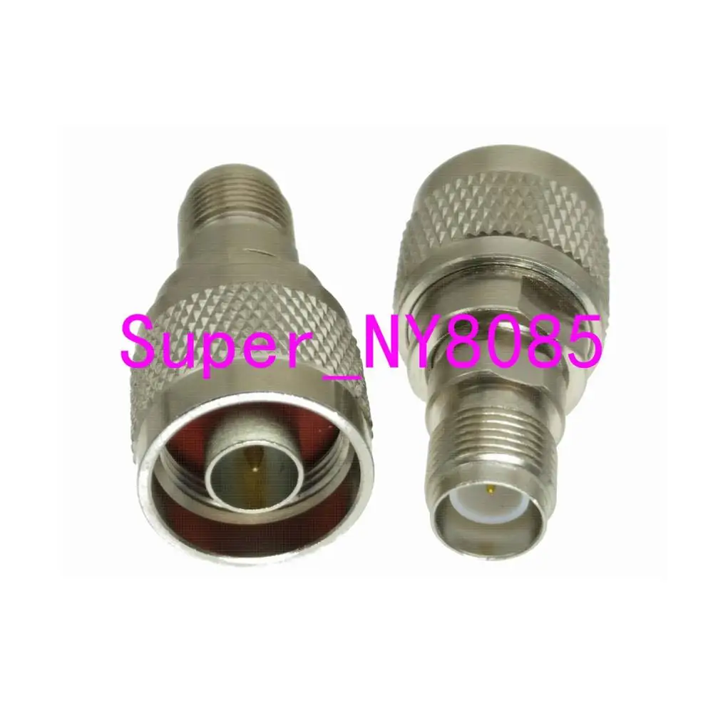 N Plug to RPTNC Jack Адаптер N к UHF PL259 SO239/BNC/F ТВ/TNC/RP-TNC штекер и Женский Разъем RF коаксиальный разъем - Цвет: N Plug to RPTNC Jack