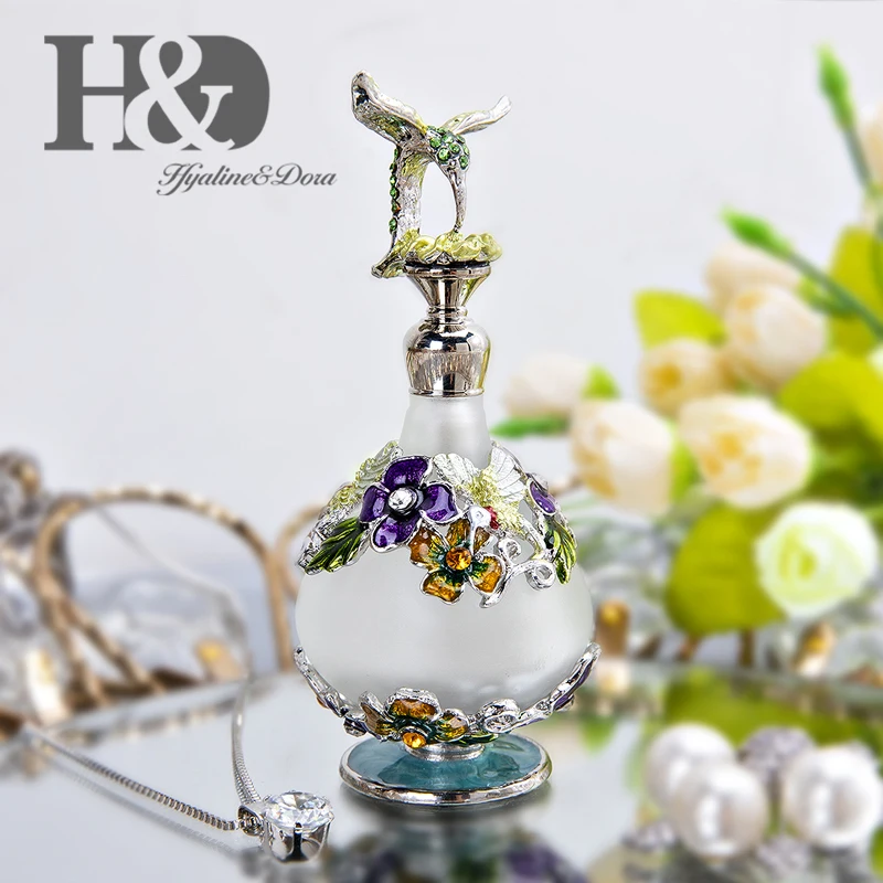 H&D, 15 стилей, пустые многоразовые флаконы для духов, Ретро стиль, матовое стекло, тонкий ароматизированный ароматизатор, контейнер для эфирных масел, Декор, подарок для девушек