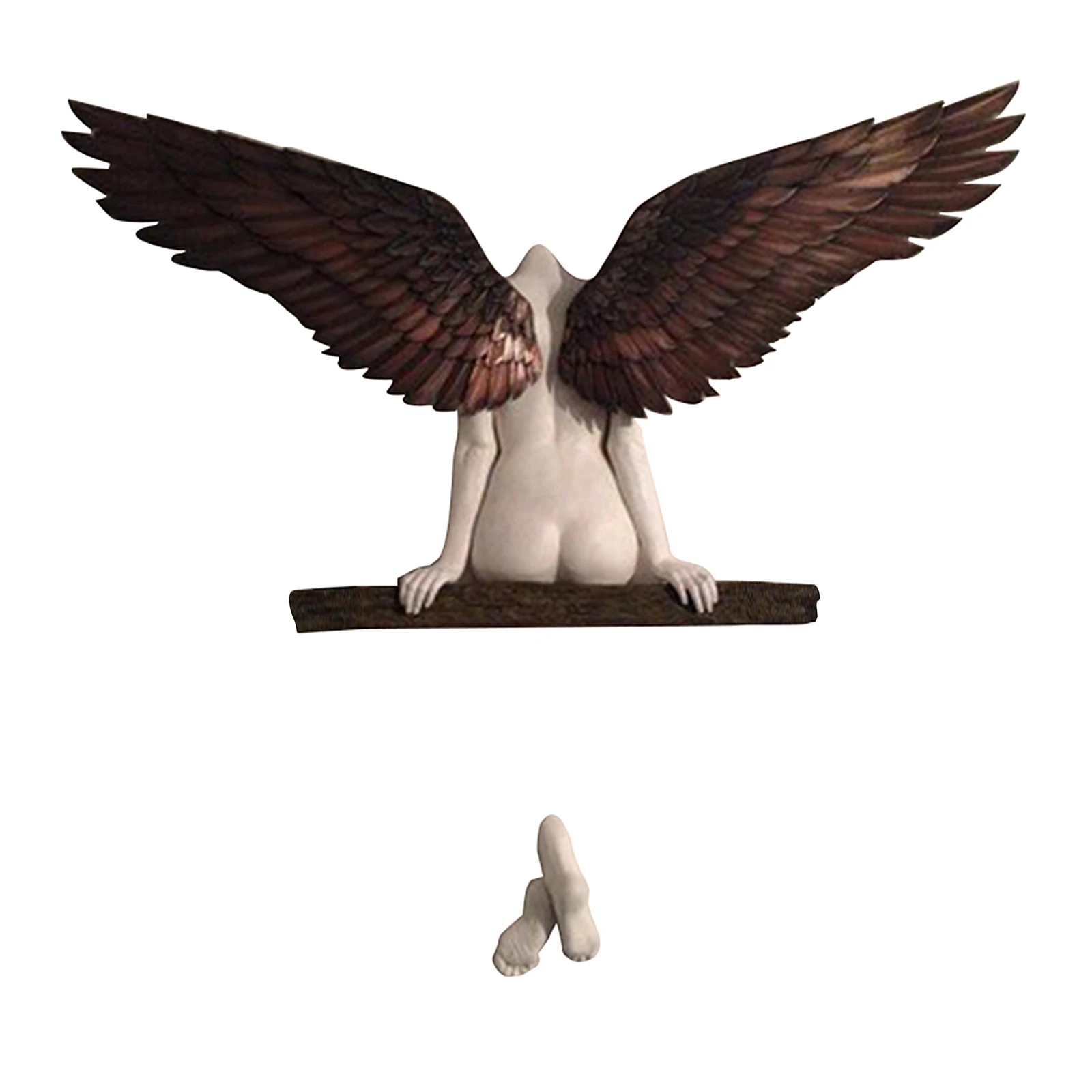 

Angel Art Sculpture Wall Decoration 3D Retro Statue Figurines for Home Decor Engel Decoratie