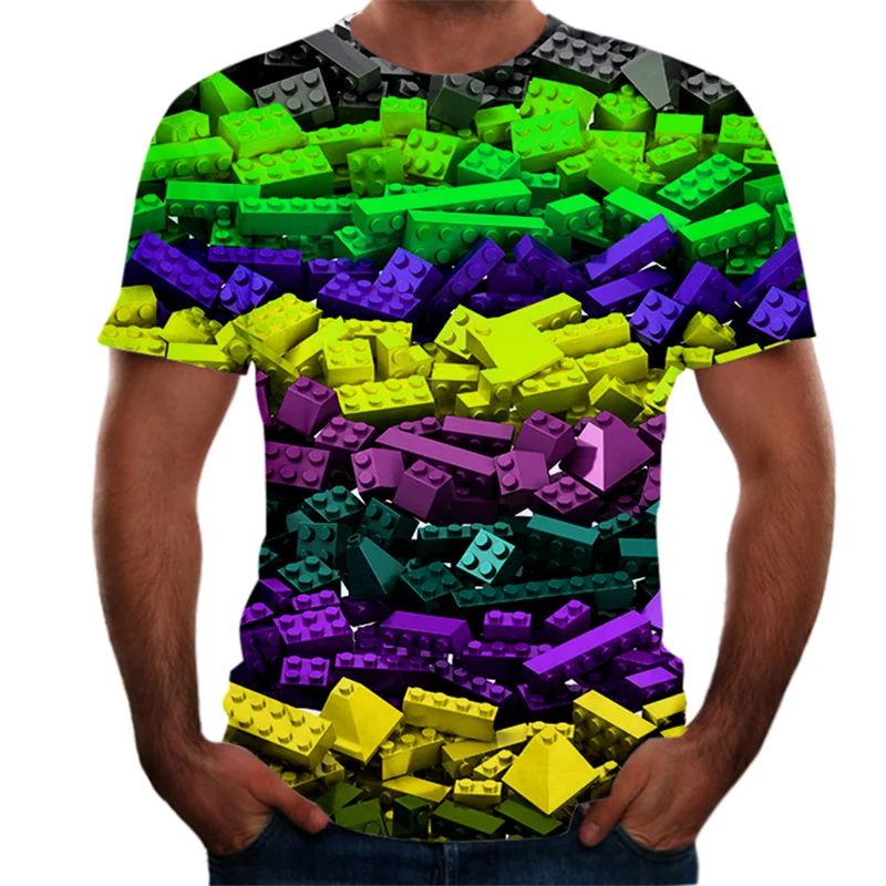 

2020 New Men 3D T-shirt Casual Short Sleeve O-Neck Fashion Nature Printed t shirt Men Tees