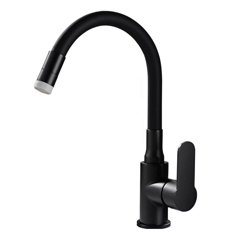 

Bathroom Counter Basin Hot And Cold Faucet Universal Rotating Kitchen Sink Water Taps Black/White Household Mixer Tap Robinet