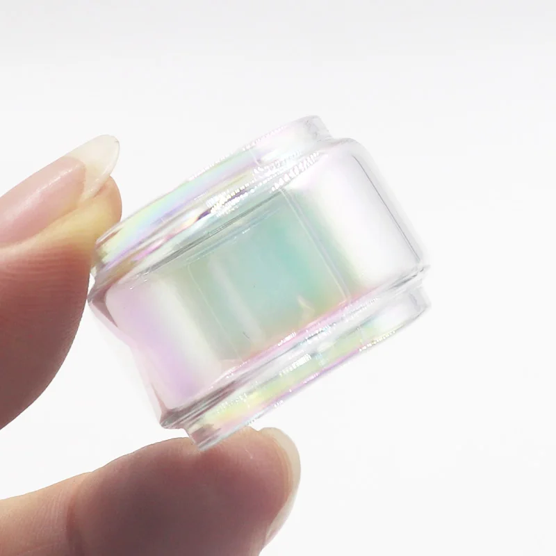 Замена Радужная лампочка стеклянная трубка из пирекса для smok TF танк 6 мл емкости