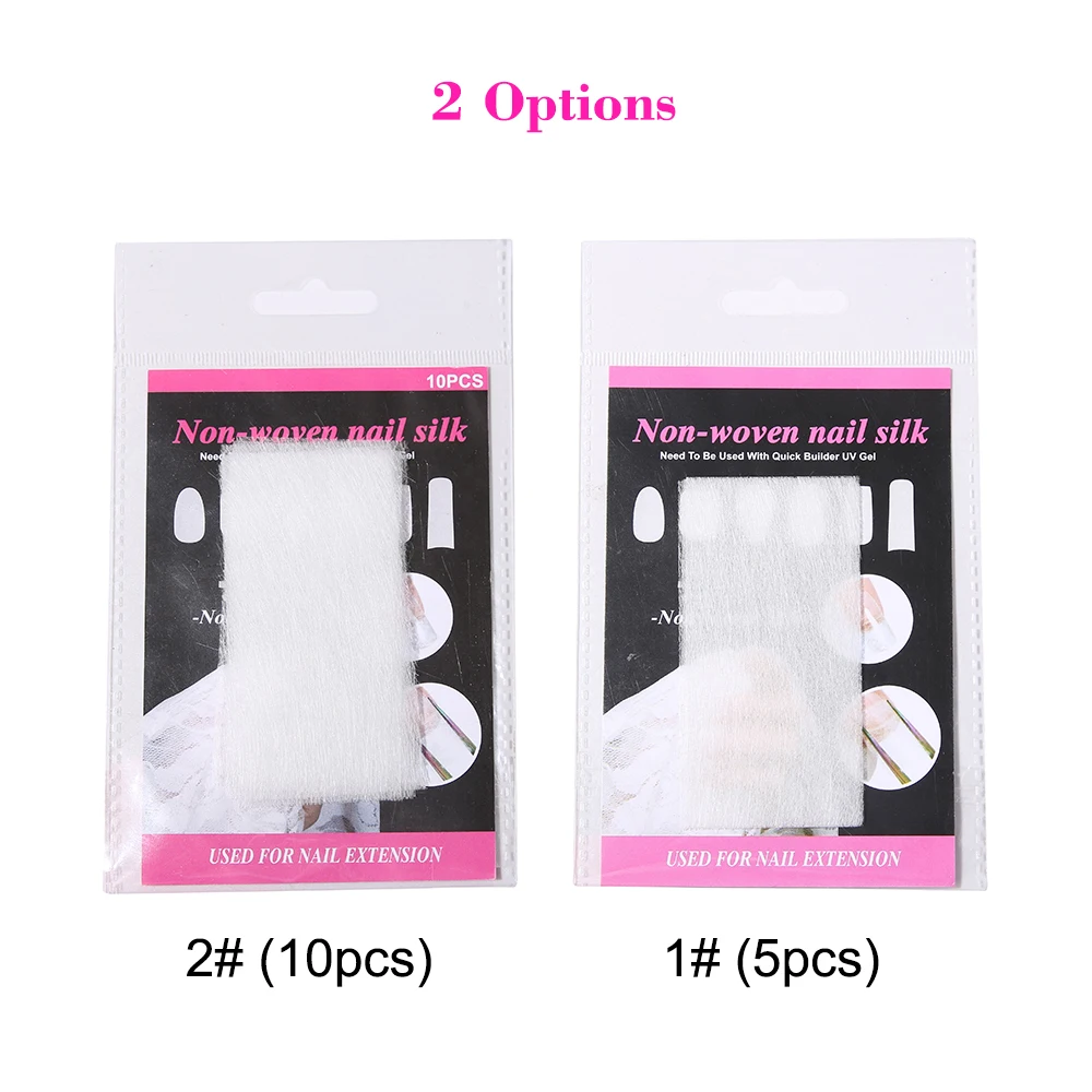 Форма для ногтей из стекловолокна акрилового гелевого строительства нетканые