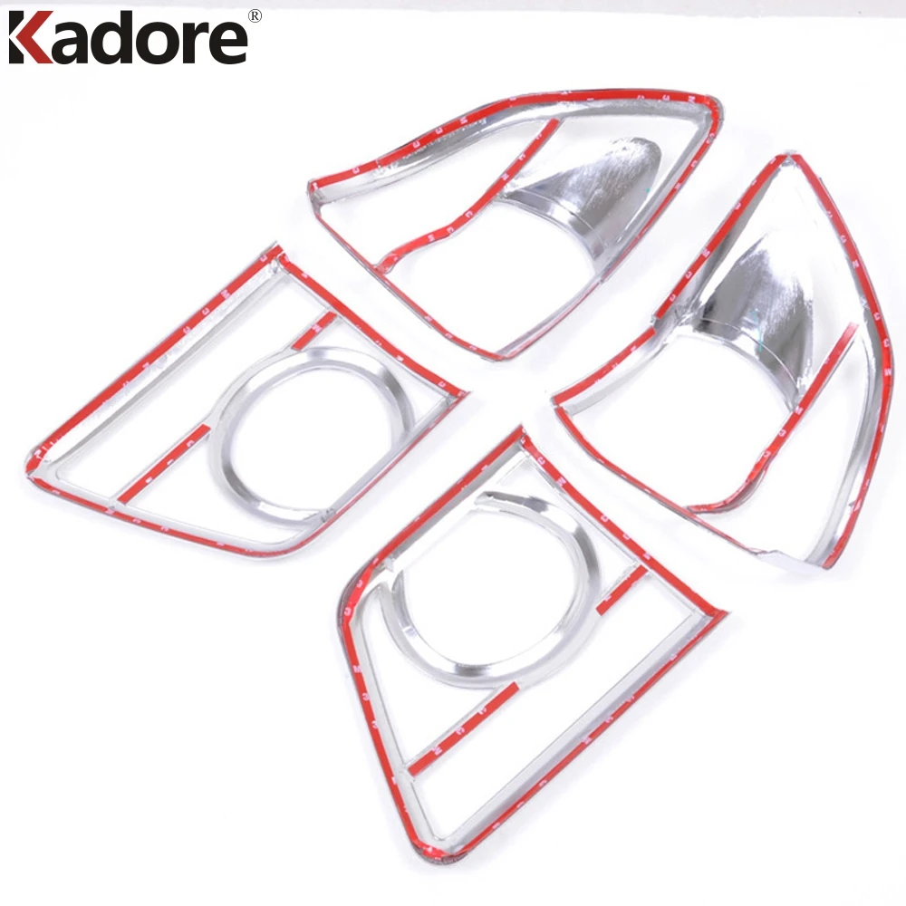 Для Тойота Королла 2011-2015 АБС хромированная задняя светильник абажур для лампы с