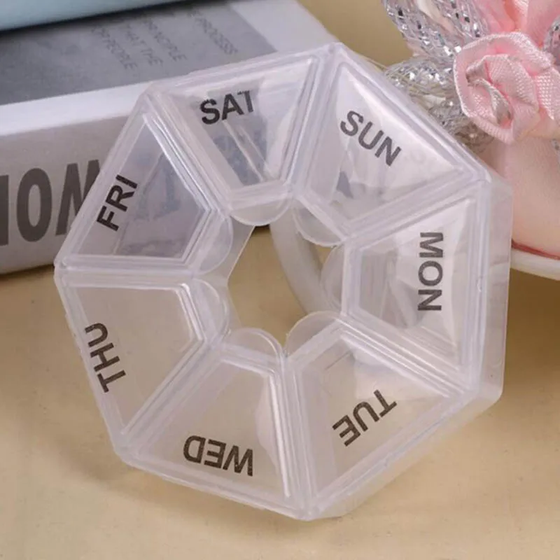 1 PC 7 Days Weekly Container Case Pill Box Splitters Medicine Holder Organizer | Красота и здоровье
