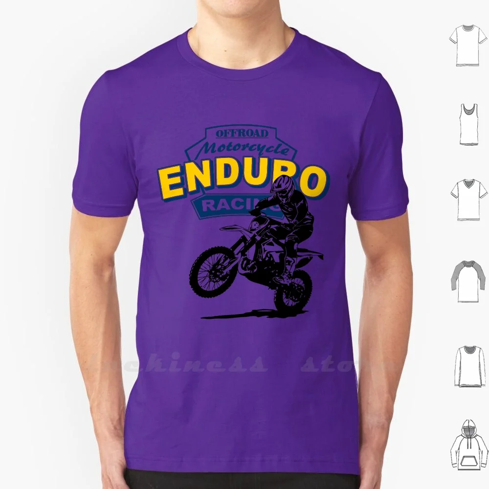 

Enduro - Offroad T Shirt 6Xl Cotton Big Size Enduro Offroad Racing Motorcycle Motorsport Race Racer Motorbike Bike Biker Gasgas