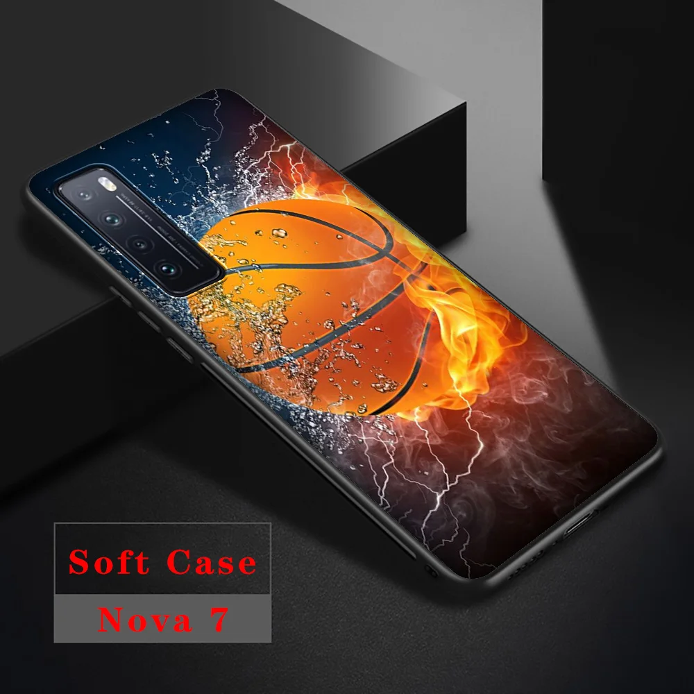 WEBBEDEPP I love basketball TPU мягкий чехол для Huawei P8 P9 P10 P20 P30 Y5 Y6 Y7 Y9 P smart Lite Pro Prime Mini | Мобильные