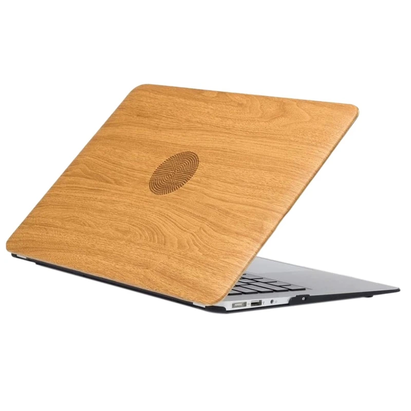 

for Mac Book Air 13 Inch Single-Sided Laminated Leather Shell Snap-on Anti-Scratch Laptop Case Protective