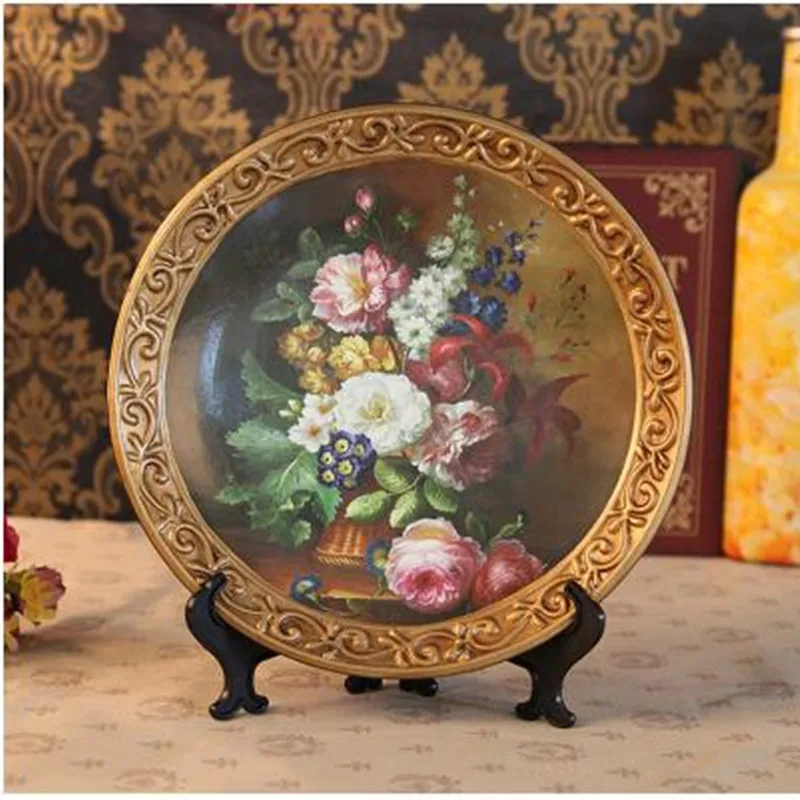 

Nordic home office desktop decoration plates, beautiful ceramic plate decoration crafts, wedding gifts
