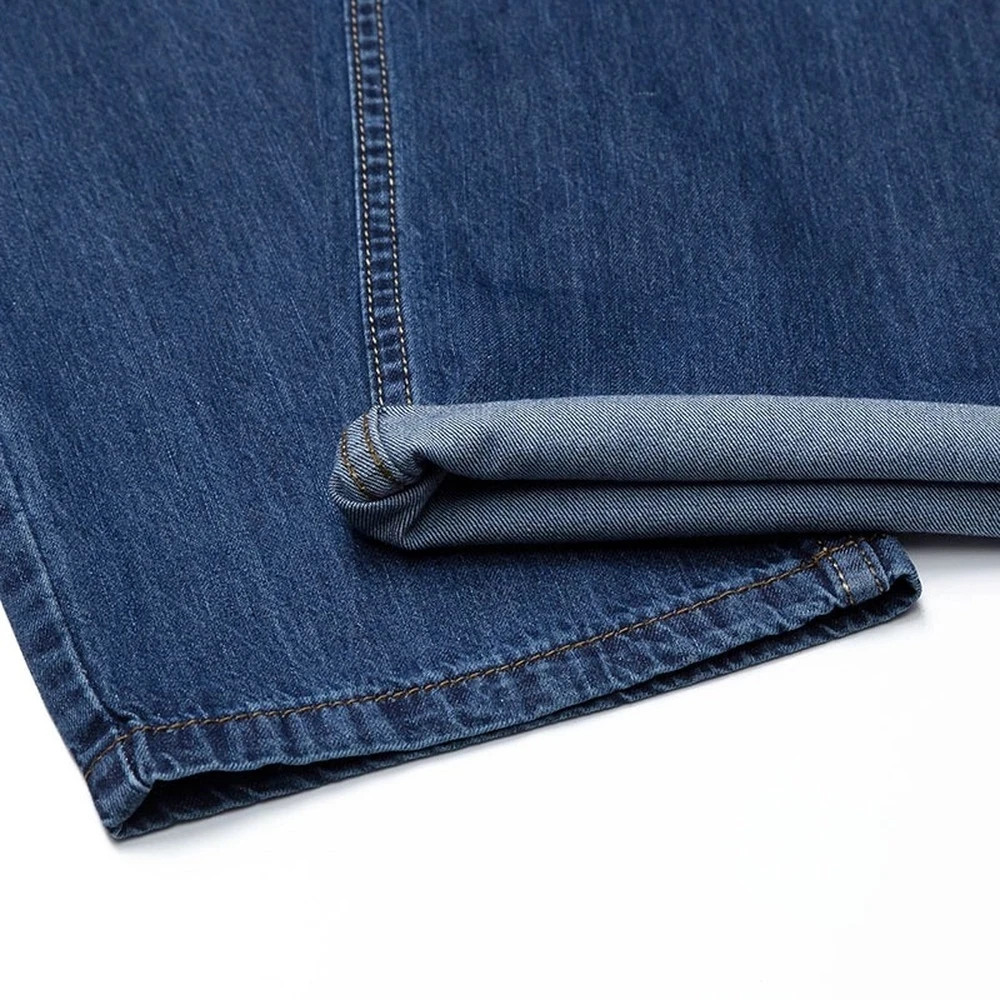

Summer Men's Jeans Classic Style Thin Straight Denim Pants 100% Cotton Male Brand Trousers High Quality Lightweight Jeans Men