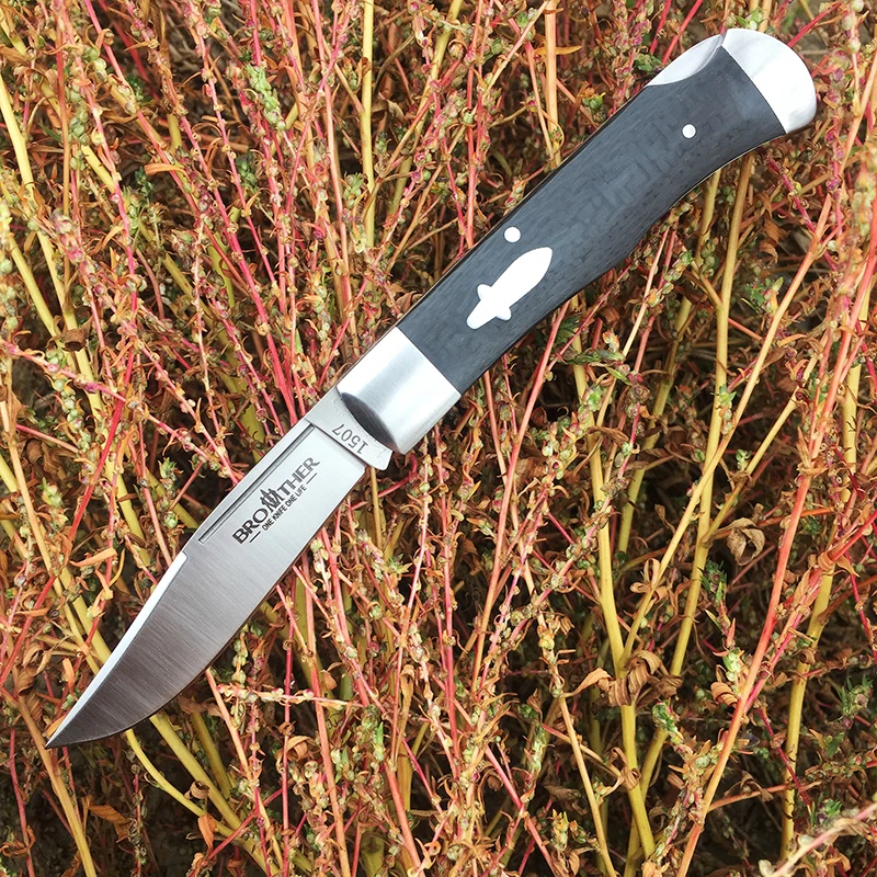 [Brother 1507] 60HRC карманный нож, современные складные ножи VG10 из стали, папка из углеродного волокна, тактическая коллекция инструментов для повседневного использования