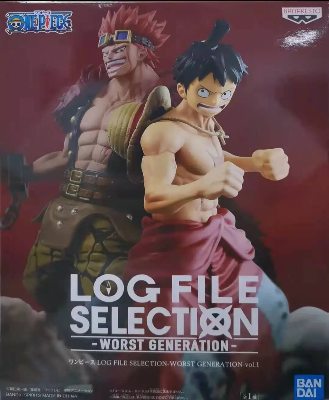 

In Stock Original Banpresto One Piece Log LFS Luffy VS Eustass Kid Action Figure Model Doll Toys Anime Figurals Brinquedos