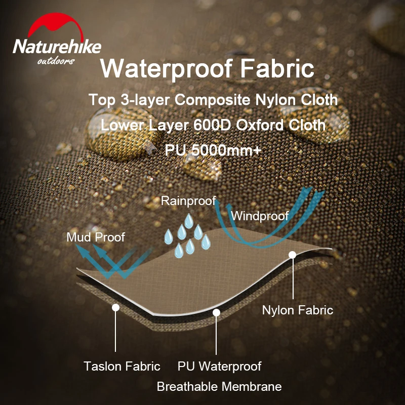 Сверхлегкие Зимние гетры Naturehike для горного туризма альпинизма катания на лыжах