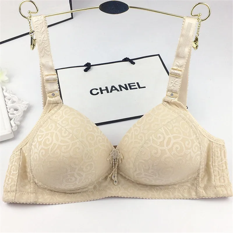 

Plus Size Push Up Sexy Bras For Women Breathable Thin Bra Backless Bralette Seamless Wire Free Underwear Lingerie Brassiere