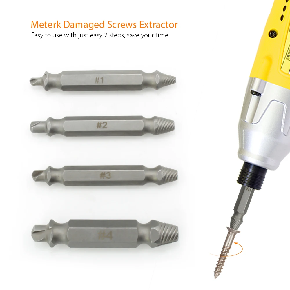 4 шт. экстрактор сломанных болтов для снятия сломанной головки|Наборы ручных
