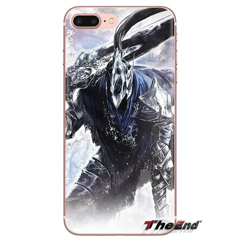 Чехлы из ТПУ для iPhone XS Max XR X 4 4s 5 5S 5C SE 6 6S 7 8 Plus samsung Galaxy J1 J3 J5 J7 A3 A5 Nameless King Dark souls 3 игр