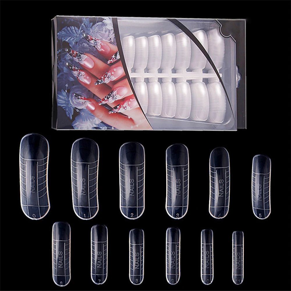 

Nail Tips Clear Fake Nail Tips For Home Diy And Nail Salons Occasions Manicure Decor With Scale Nail Tool Kit New Arrival