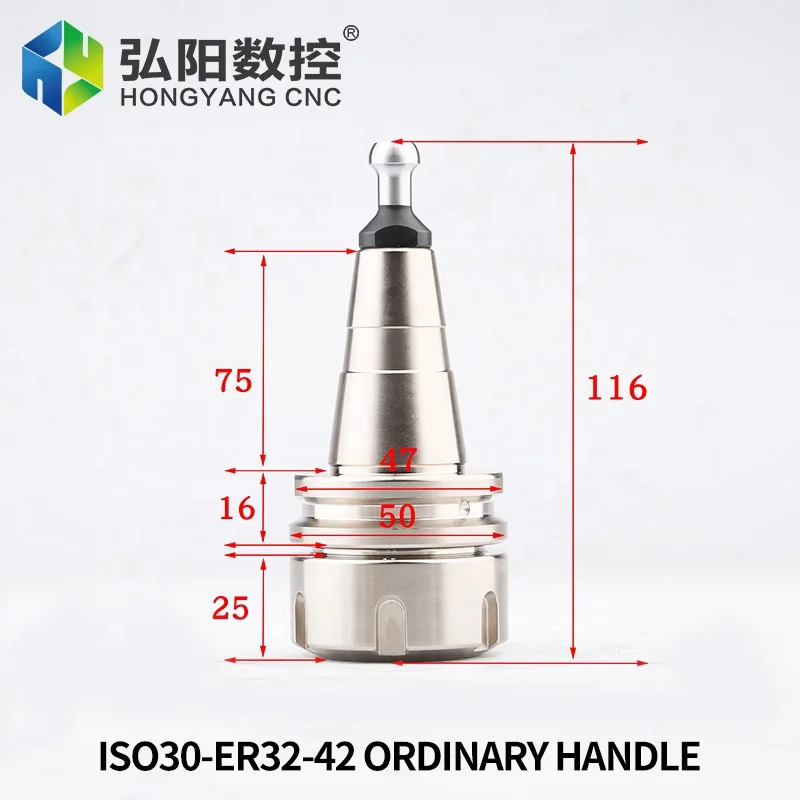 

ISO30 ER32-42L Balance Collet Chuck CNC router Tool Holder Stainless Steel anti rust With Pull Stud Milling Lathe