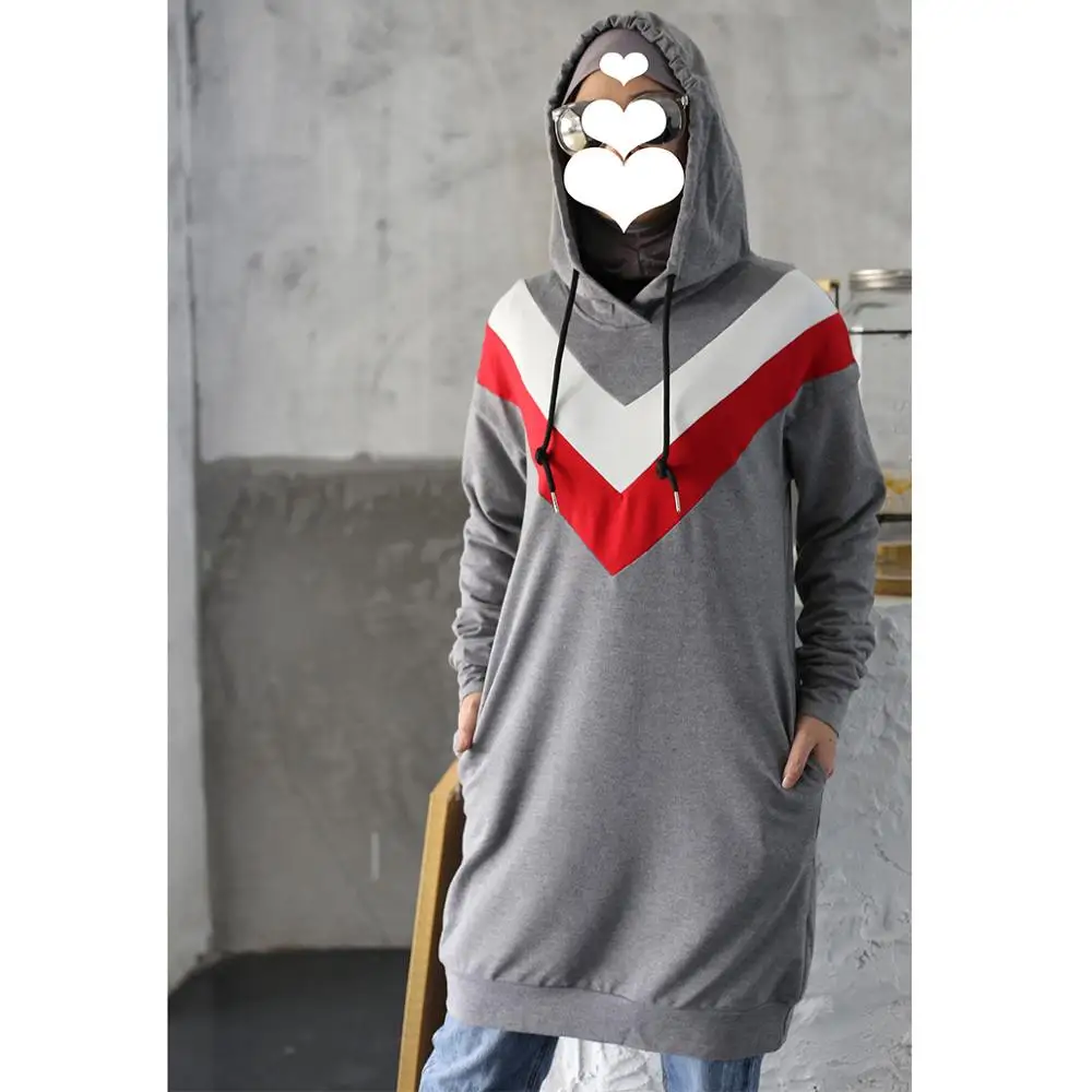 2020 Новая мода Средний Восток большой размер женский свитер пальто мусульманская