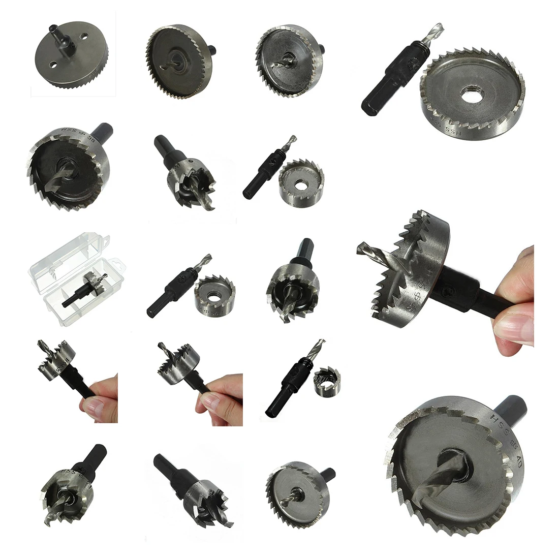 

Hole Saw Tooth HSS Steel Hole Saw Drill Bit Cutter Tool for Metal Wood Alloy