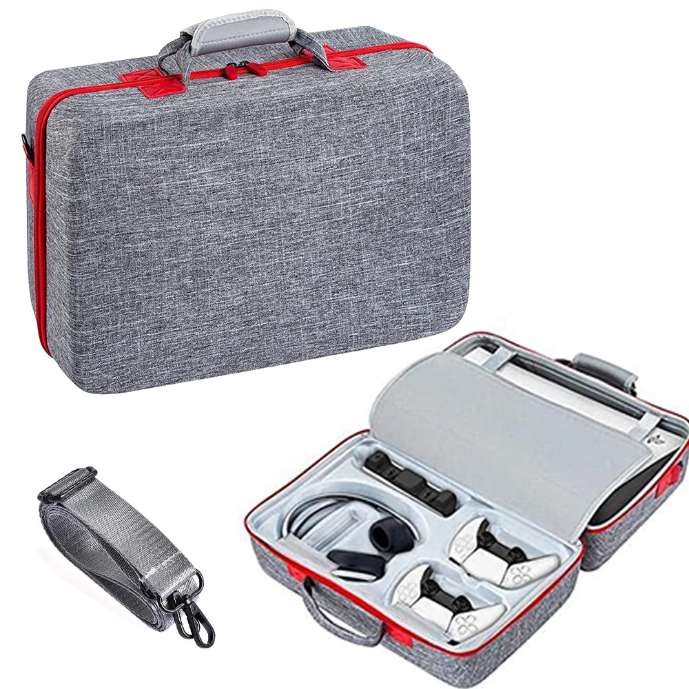 

Adjustable Travel Storage Handbag For Ps5 Console Protective Luxury Bag Waterproof Storage Bag for PS5 Hard Shell Carry Case