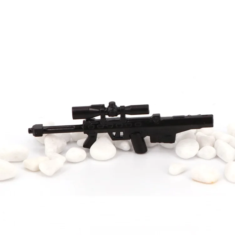 

5PCS M8ZAZ Sniper rifle gun City swat gun police military tactical weapons parts accessories figures original Block mini toys