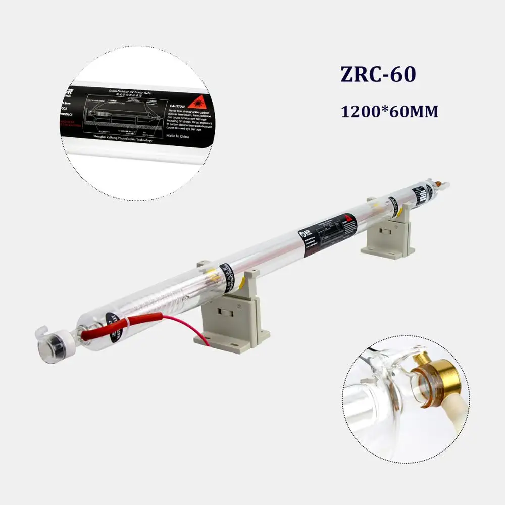 

Shzr 60 Вт 1200*55 мм Co2 лазерная трубка, лазерная трубка с гарантией 6 месяцев