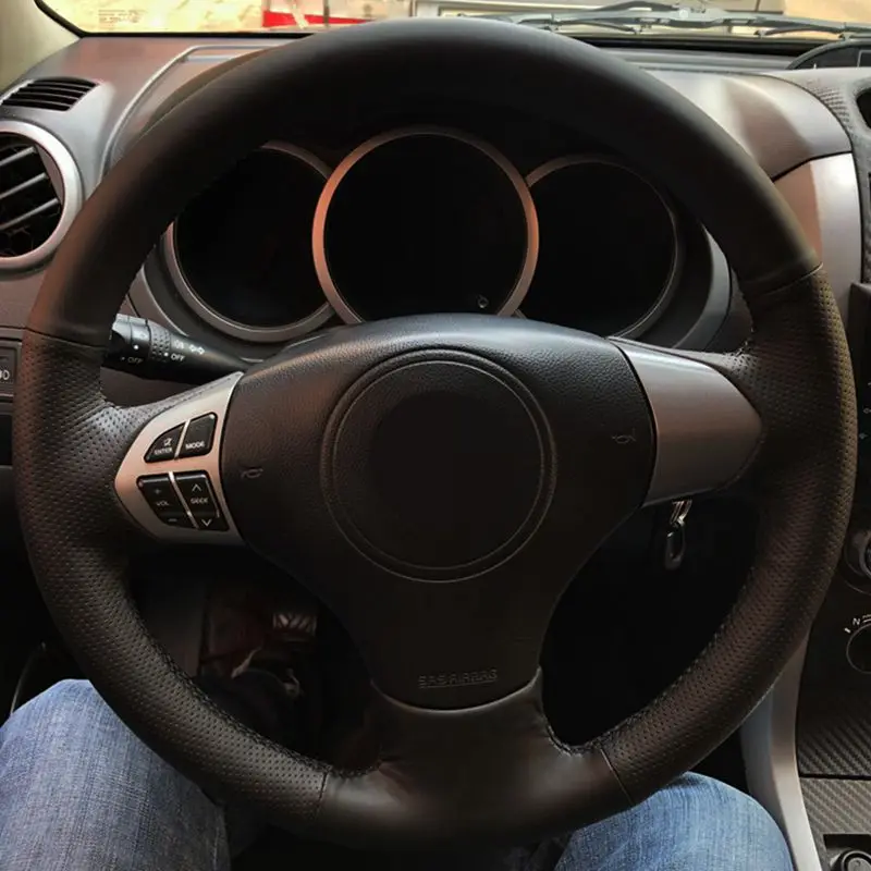 

Чехол рулевого колеса автомобиля для Suzuki Grand Vitara 2007 2008 2009 2010 2011 2012 2013 Сделай Сам кожа из микрофибры