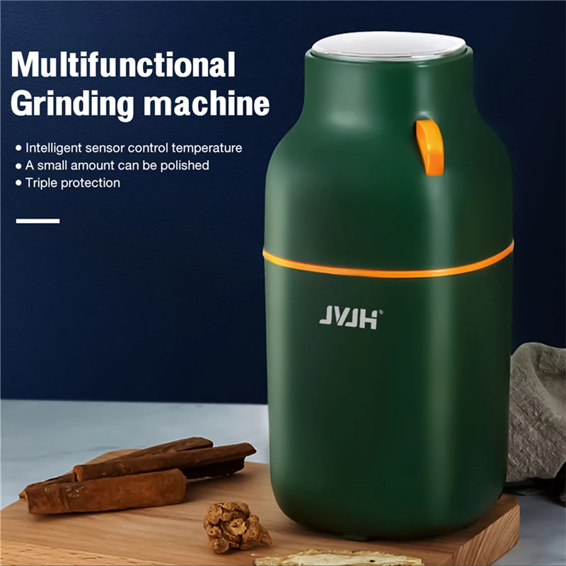 

JVJH Electric Coffee Grinder 100ml Mill Beans Spices Nut Seed Coffee Bean Grind Mill Herbs Nuts Grinders Kitchen Appliances