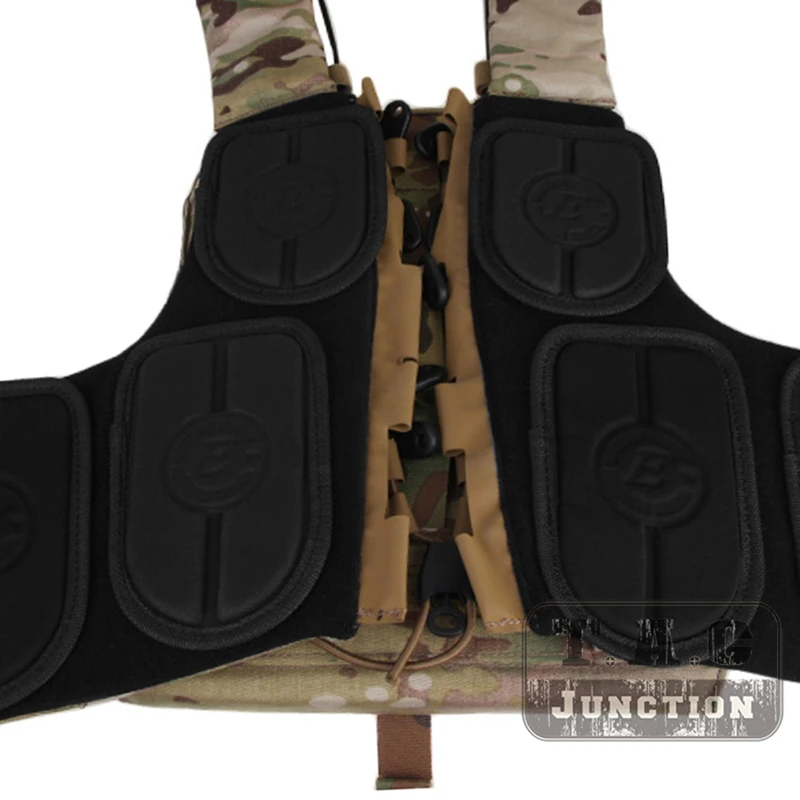 

Emerson Tactical MOLLE Adjustable Vest Navy CAGE Plate Carrier NCPC Vest EmersonGear Doffing Versatile Armor Vest w/Cummerbund