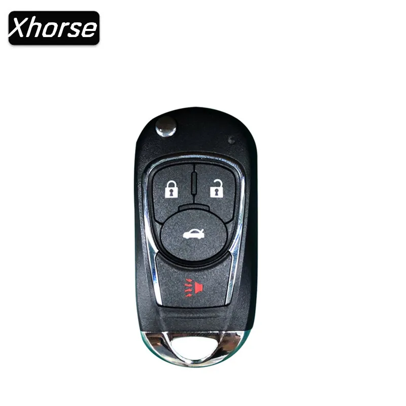 Xhorse XKBU02EN универсальный дистанционный ключ для Buick Style 4 кнопки VVDI VVDI2 инструмент