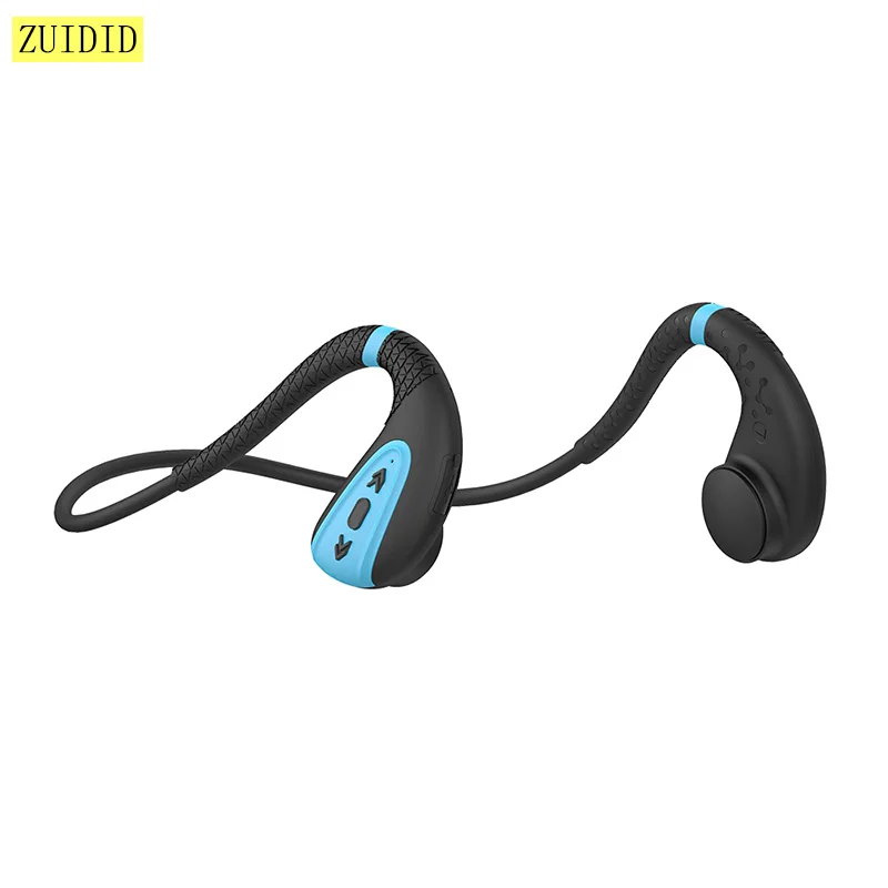 

Q1 Bone Conduction Earphones Outdoor Sport IPX8 Waterproof Built-in 8G Memory MP3 Music Player Headphone Swimming Diving Headset