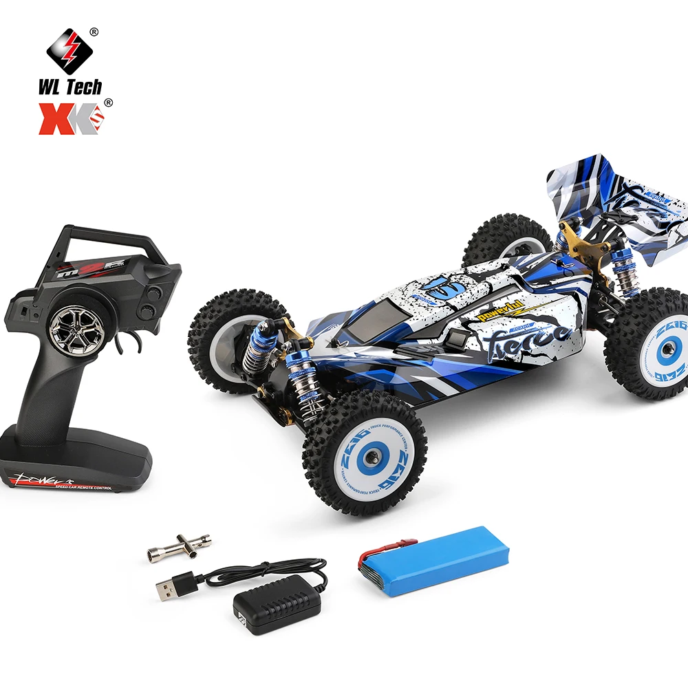 

Wltoys 124017 1/12 2.4G 4WD Brushless Upgraded RTR 75km/h RC Car Vehicles Metal Chassis Models Toys Off Road Machine Model