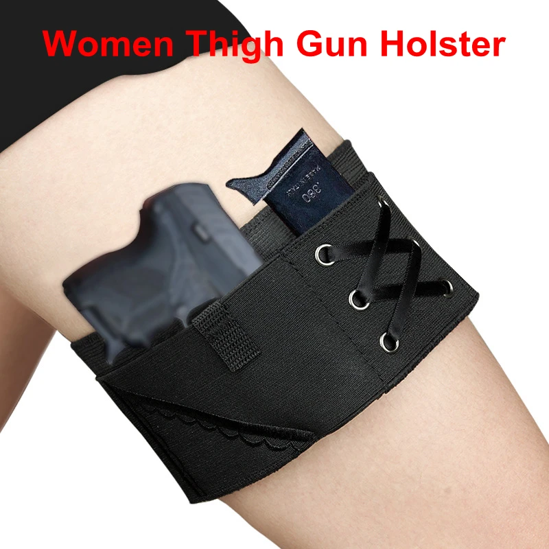 

Tactical Gun Holsters Thigh Sexy Woman Handgun Garter Case for Weapons for PT-22. 22 Caliber Tcp. 380 Revolver Bag
