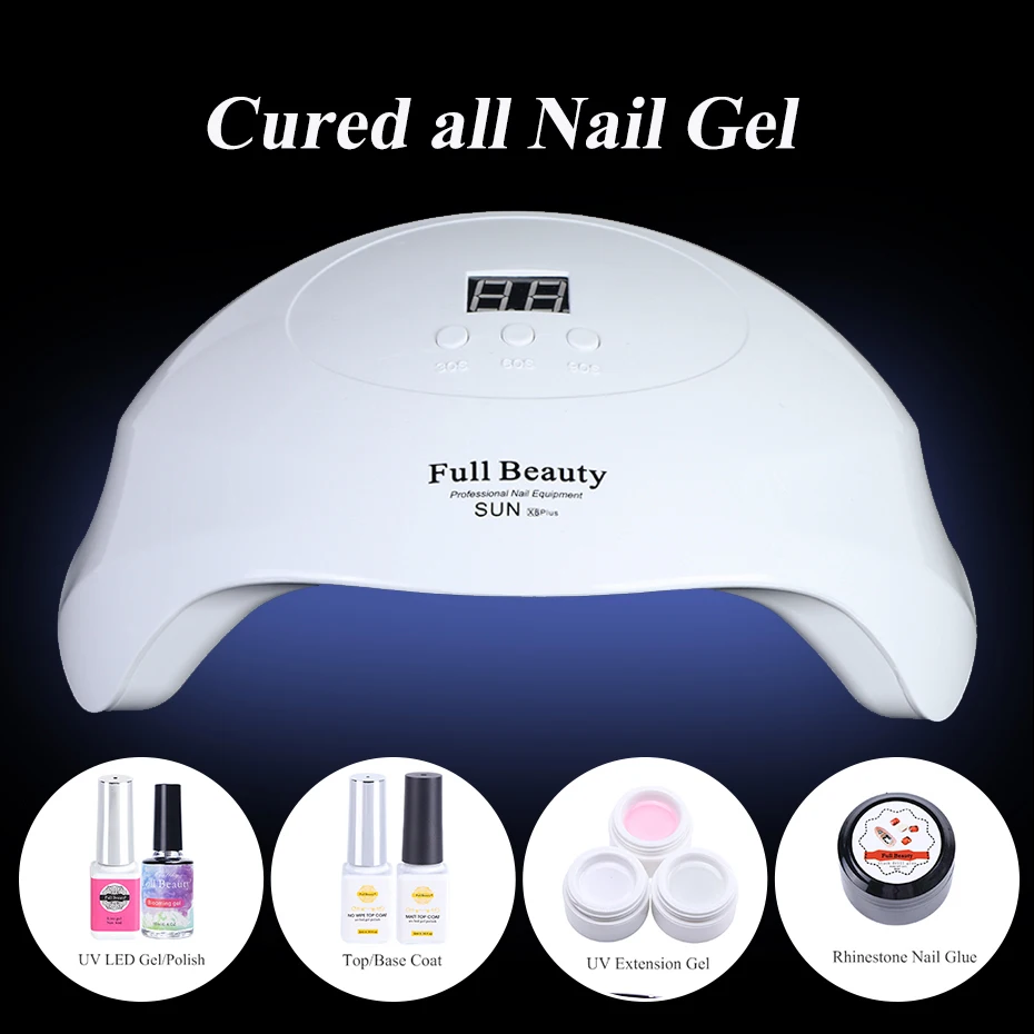 72 Вт лампа для ногтей 36LED быстрое высыхание профессиональное оборудование