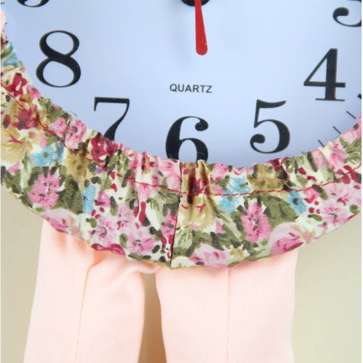 Милые Мультяшные тикающие настенные часы для детей гостиной спальни домашний