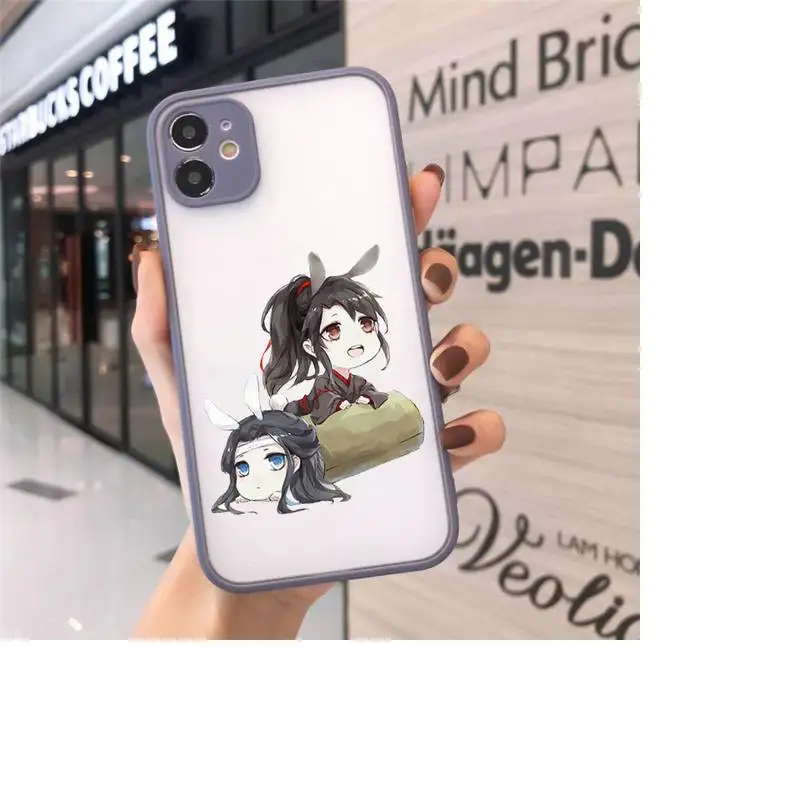 

Mo Dao Zu Shi Phone Cases Matte For iPhone 12 Mini 11 Pro XR XS Max 7 8 Plus X Hard PC Back Cover