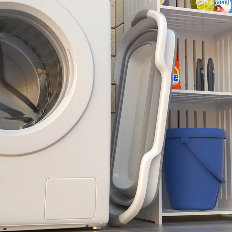 

Folding Baby Shower Bathtub Portable Silicone Pet Dog Bath Tubs Accessories Collapsible Laundry Storage Basket Safety Security