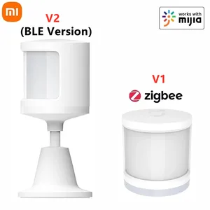 Датчик движения человеческого тела Xiaomi Mijia, датчик движения тела, беспроводной датчик ZigbeeBLE, 2 варианта, работает с приложением Mihome