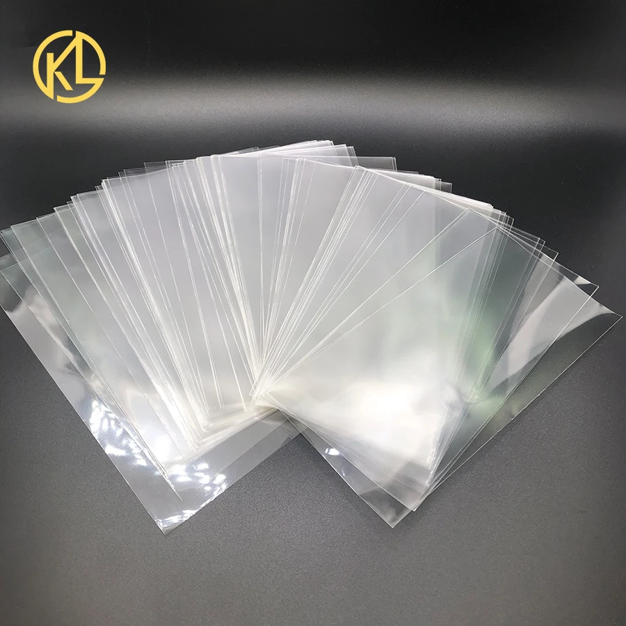 100 шт./пакет Видимый полиэтиленовый пакет для золотых банкнот или билетов на
