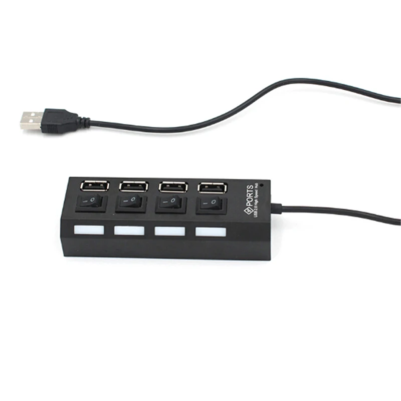 Usb-хаб 2 0 Высокое Скорость 4 Порты и разъёмы USB концентратор разветвитель на