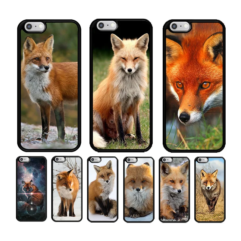 KETAOTAO животное лиса ТПУ Мягкий силиконовый чехол для телефона iPhone 5S 6S 7 8 Plus XR XS 11