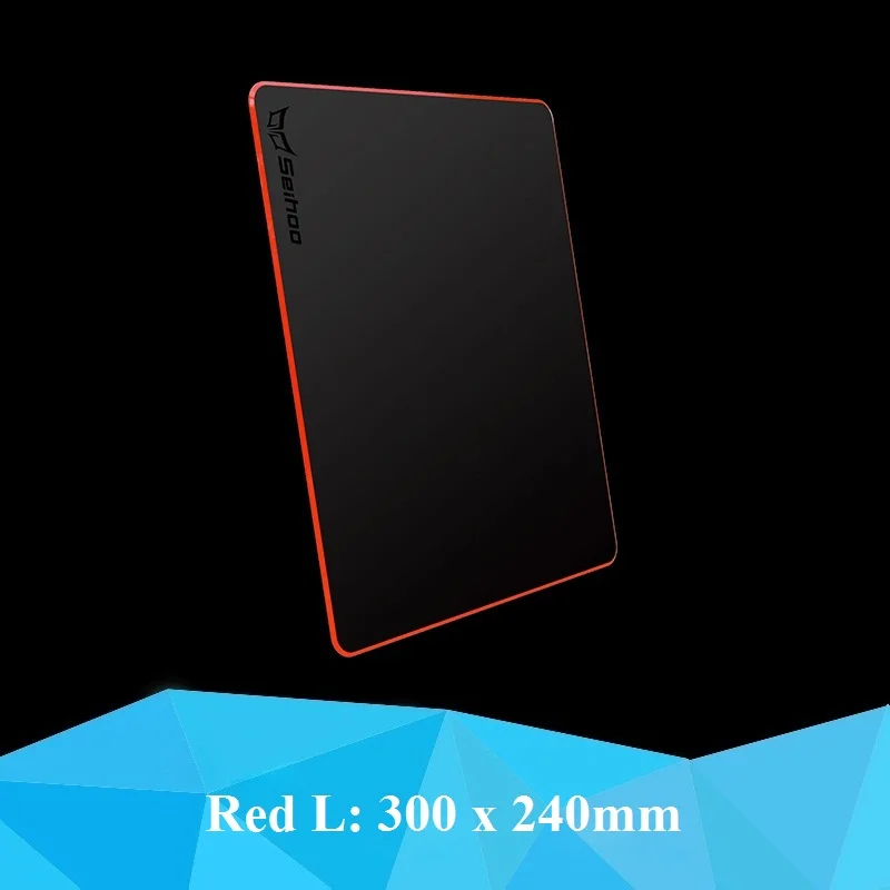 Red 300 Жесткий матовый гладкий резиновый коврик для мыши силиконовый нижний пластиковый большой размер игровой коврик для мыши Индивидуальный Коврик для мыши - Цвет: Red 300