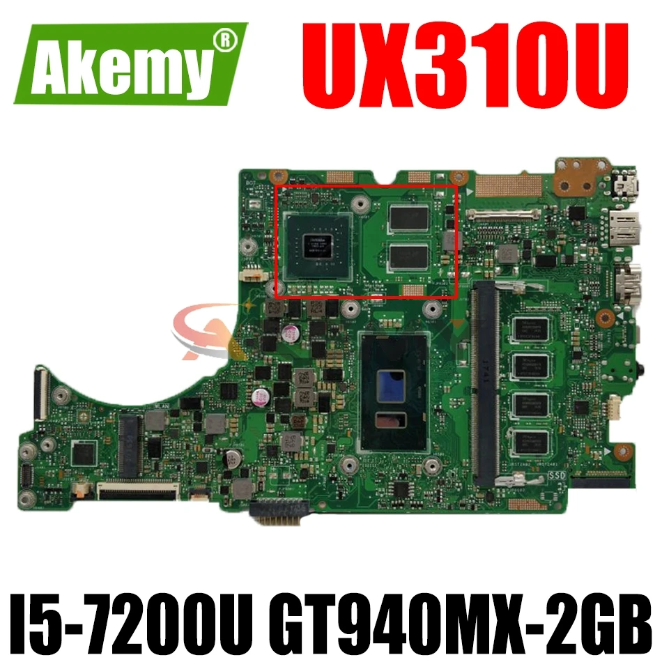 AKEMY UX410UQK (14 дюймовая материнская плата для ноутбука ASUS UX410UQ UX410U UX310U оригинальная 4